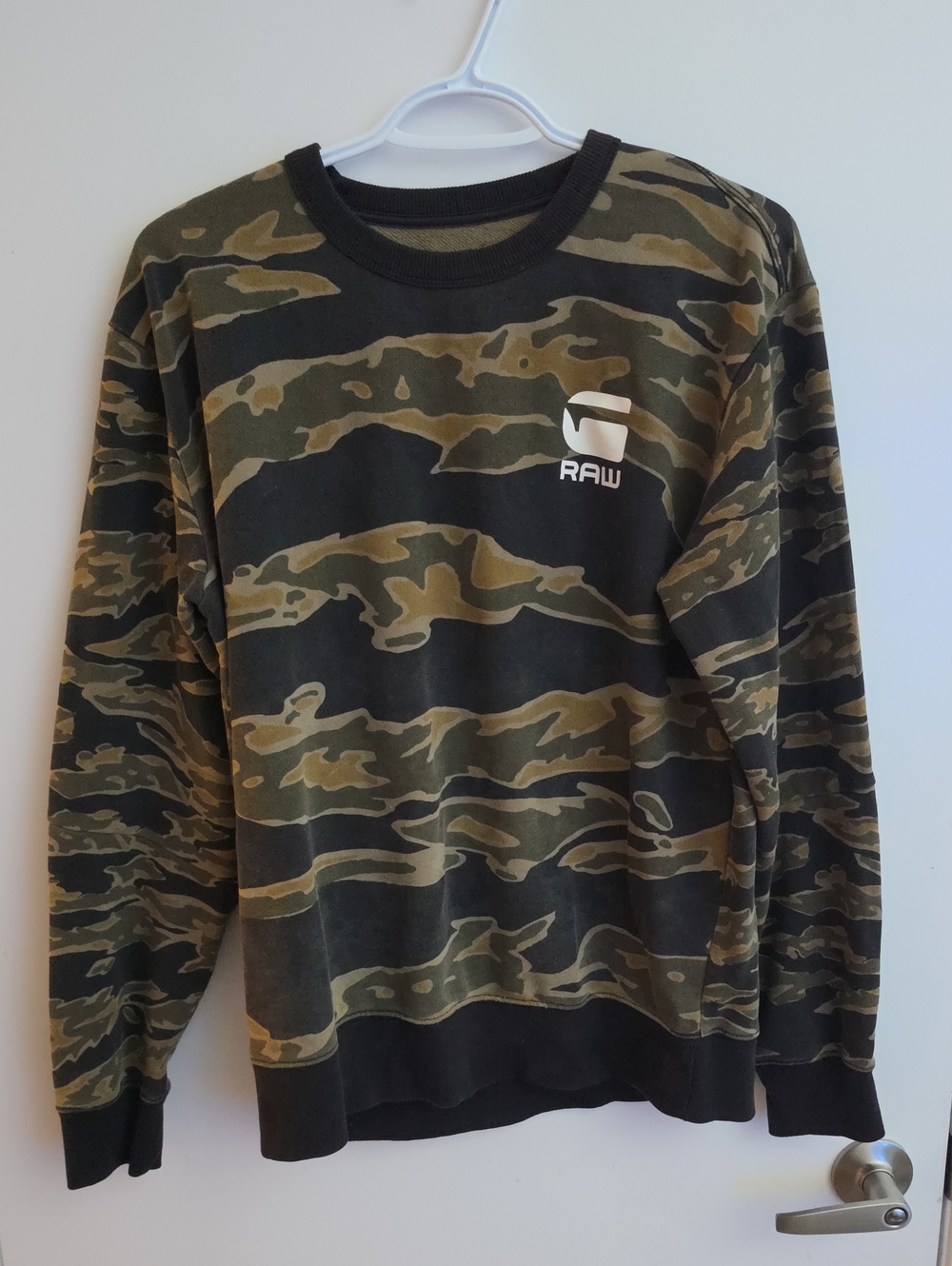 G-Star RAW Tiger Camo Sweatshirt Men's Medium